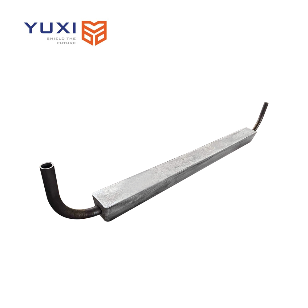 SACRIFICIAL ANODES | Stand-Off Aluminum Anode With Cow Horn Tubular Insert