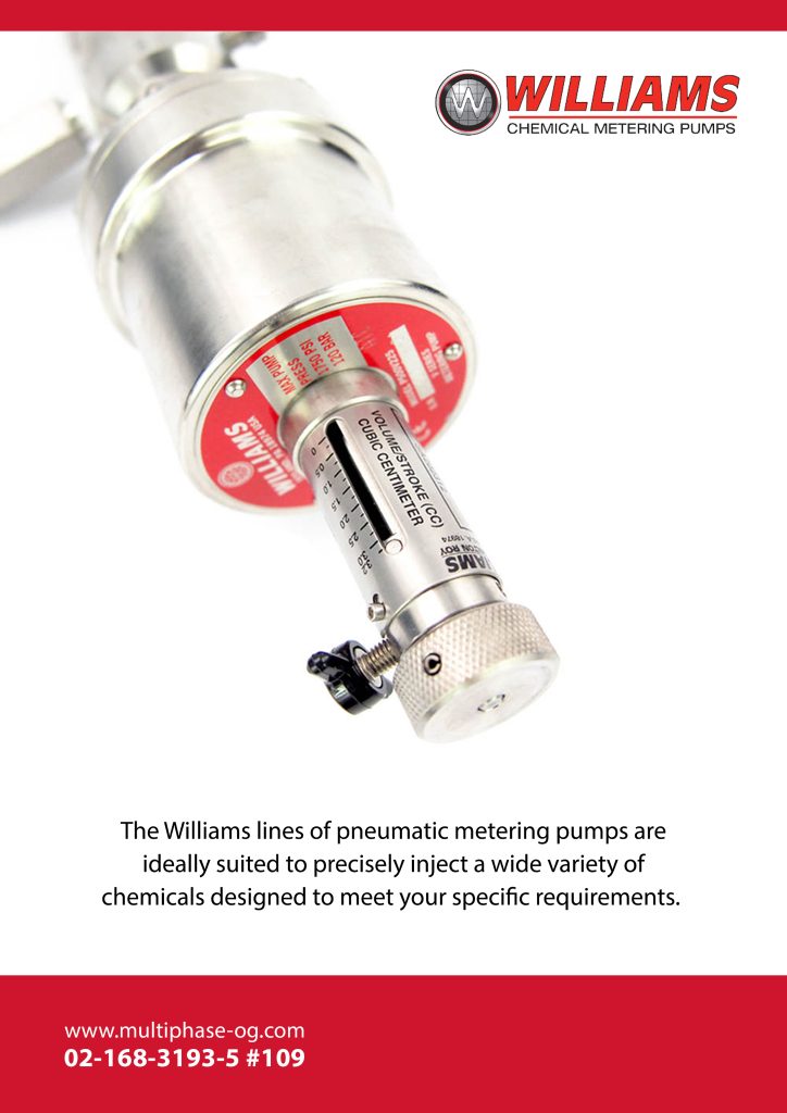 Williams Chemical Injection Pumps_Multiphase oil and gas