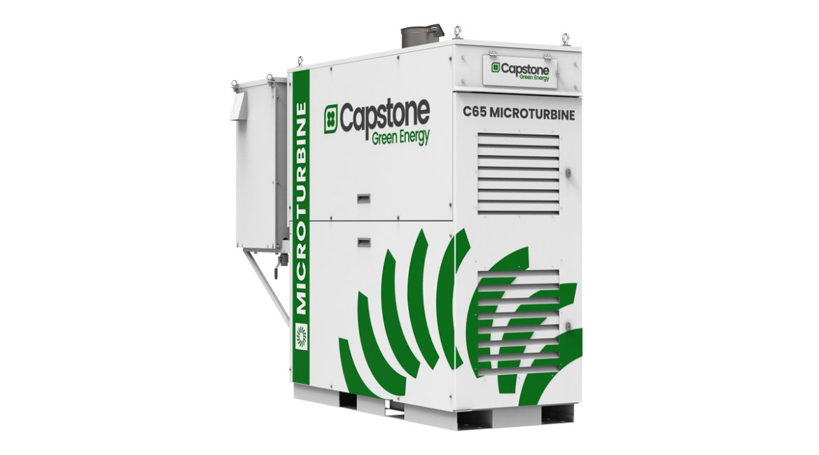 Microturbine c65_capstone green energy_low emission