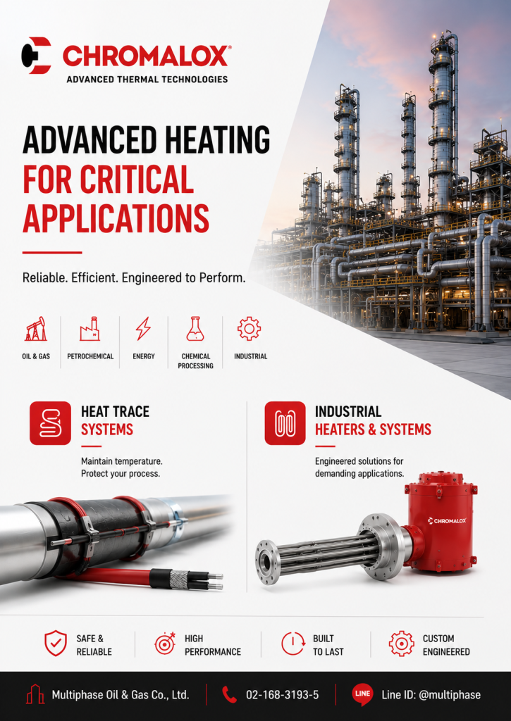 Chromalox offers a versatile range of heat trace cables for process maintenance, freeze protection, and de-icing, providing cost-effective