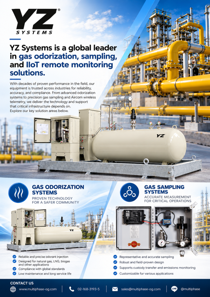 YZ Systems is a global solutions provider, and service to the customer is still our priority. Our product line spans from electronically controlled crude oil and light liquid samplers to include: the DynaPak electronically controlled natural gas samplers; the industry leading odorant injection system, NJEX; and the revolutionary new odorant detection system, DTEX.